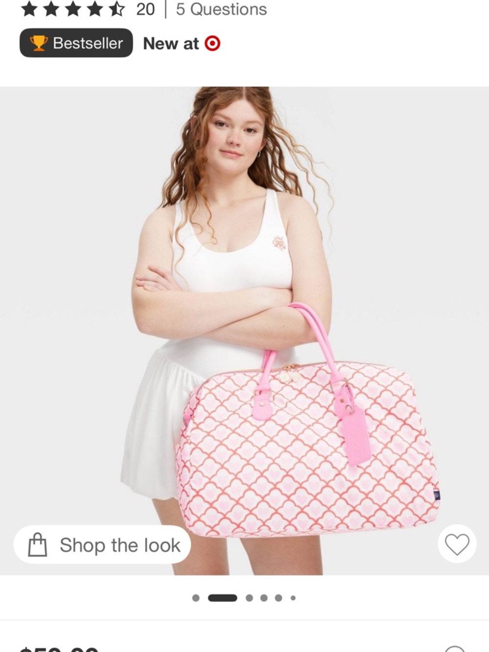 Roller Rabbit x Target Collab Weekender Bag - Women's Travel Tote - Picture 2 of 6